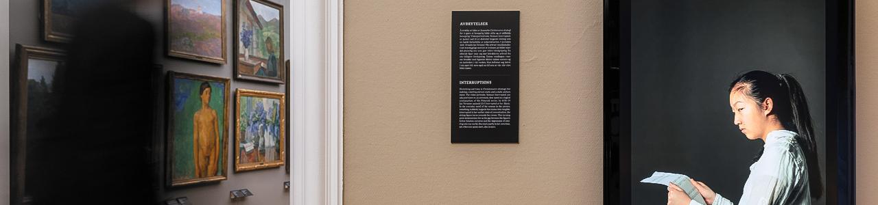 Fra utstillingen Interruptions av Jeannette Christensen