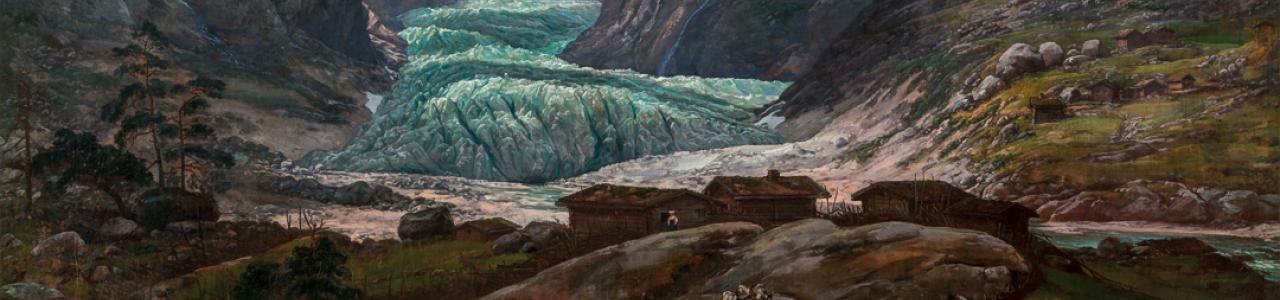 J.C. Dahl, Nigardsbreen, 1844. foto: Dag Fosse/KODE